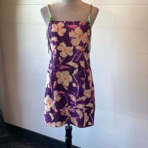 ZARA PURPLE SUMMER DRESS SIZE LARGE
